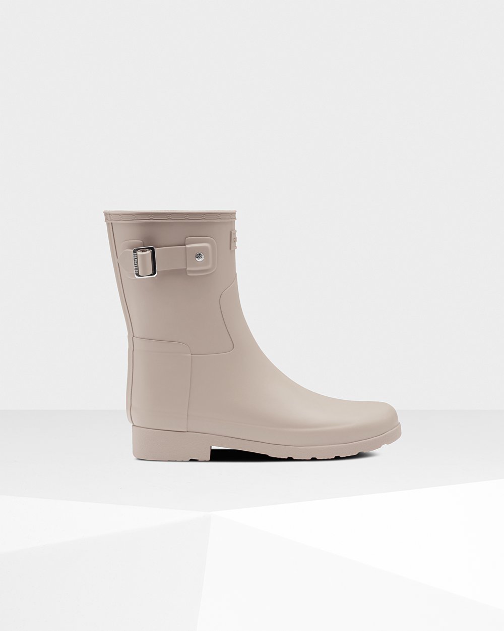 Botas de Lluvia Cortas Hunter Mujer - Refined Slim Fit - Grises - MTZKJUY-16